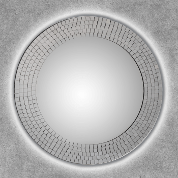 Espejo led de baño con luz frontal cuadrado Dione - Espejo Baño